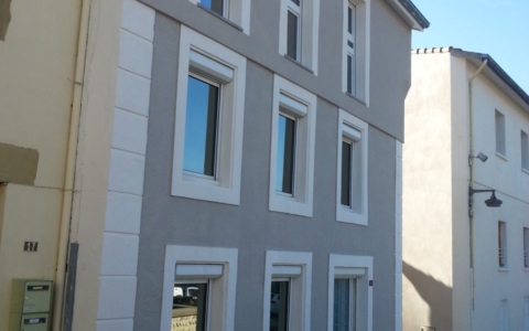 maison de rue après